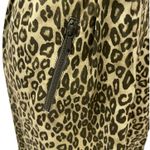 Lafayette 148 New York Size Small Sleeveless Zip Front Olive Animal Print Dress Photo 4