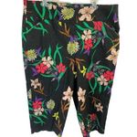 Worthington  Women's Black Floral Capri Shorts Photo 0