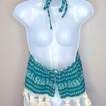 Stela 9 Palmita Halter In Turquoise Size M Green Size M Photo 4