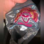 Johnny Was  LA Embroidered Tank Dress grey 3X linen neutral $400 casual boho fall Photo 3