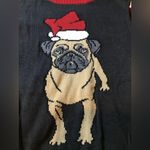 Ugly Christmas Sweater size XL gray long sleeve pug dog Photo 4