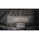 Kenneth Cole Reaction Long Winter Coat With Faux Fur Trimmed Hood Black Size XL Photo 2