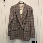 A New Day  Plaid Double Breasted Boxy Fit Blazer Fully Lined Size Medium NWT Photo 1