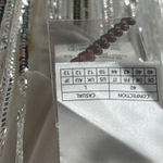 Rotate Birger Christensen Sequin Metallic Fringe Sleeveless Dress Silver Size 10 Photo 16