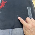 Chico's Bedazzled Floral Tunic Top Dark Romantic Sheer Size 2 Medium 12/14 Photo 8