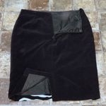 Etcetera  Brown & White Zebra Print Velvet Midi Straight/Pencil Skirt Size 8 Photo 5