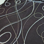 Vintage Y2K Square Neck Glitter Swirl Mini Dress Cocktail Night Out Party Silver Photo 5