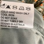 Hello Molly  Basque Country Long Sleeve Ruched Mini Dress Floral Sage Medium NWT Photo 10