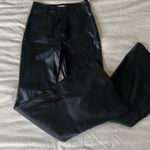 SO black leather flare pants Photo 0