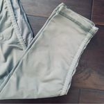 Aerie  Women's Green Yoga Workout Lounge Cropped Leggings with Mess Sides Size S Photo 1