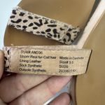 Madewell Shoes Womens Size 5.5 MAGGIE Spotted Print Calf Hair Sandals Platform Photo 8