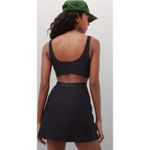 Outdoor Voices  Court Dress Black Workout Mini Dress with Cutouts Size XS Photo 2