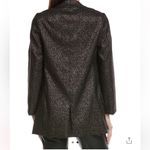 ALLSAINTS NWT Aleida Lux Blazer, black with metallic accents, size 0. Photo 4