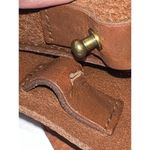 Madewell Transport Tote Brown Leather Monogram VH Medium Zip Pocket Handbag Photo 9