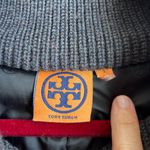 Tory Burch  Wool Blend Tweed Color Block Turtle Neck Short‎ Sleeve Sweater Sz S Photo 4