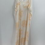 Saks 5th Avenue Saks fifth avenue white yellow floral print maxi white Barad 70s maxi medium Photo 11