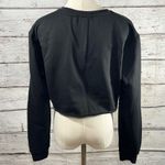 Pretty Little Thing Sweatshirt Cropped Black-Large Photo 1