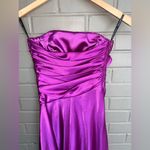 Vintage Y2K Scott McClintock Pink Maxi Dress Size 1 Flower Embellishment Photo 6