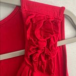 Alfani ‎ Red Draped Sleeveless Top Photo 3