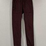 Aerie  Burgundy Skinny Leg Jogger Pants Small S Photo 0