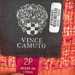 Vince Camuto Tweed Cropped Blazer wool blend orange pink size 2 petite 2P Photo 5