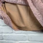 Dress the Population  Leanne Lace Mini Dress Light Pink Strapless Blush NWT XL Photo 3