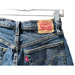 Levi's Levi Strauss 501 Cut Off Button Fly Denim Jean Shorts Waist 25" Women's Blue Photo 5