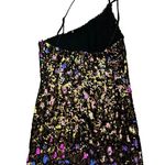 Dress the Population x Cosmopolitan Leopard Sequin One Shoulder Mini Dress US XS Photo 8