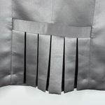 Tahari  Arthur S Levine Metallic Silver Skirt Suit Set Size 8 Petite Photo 8