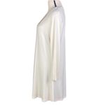 Flax  cream, super soft, scoop neckline long sleeve tunic or dress. Large. EUC Photo 3