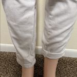 Refuge  NWT Mom high rise paperbag woman size small white belted jean Photo 5