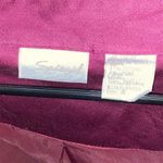 Spiegel Women's Burgundy Short Jacket Size 16 Double-Breasted 3/4 Sleeve Photo 2