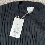 A New Day  Cold Shoulder Black Ribbed Dress SIZE XS Photo 3