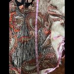 Show Diva Designs Paisley Print Long Sleeve Shirt small Pink Photo 4
