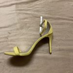 Brash Yellow Suede Heel Photo 3