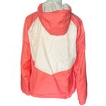 Columbia Women's S Coral Raincoat Two Tone Windbreaker Full Zip Tie Hooded Photo 2