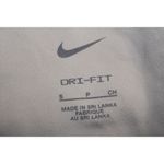 Nike Womens  Dri-Fit Cropped Training Tank Top White Cream Black Tie Dye Size S Photo 3