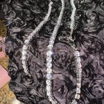 Fabulous Tennis necklace and bracelet set Silver Photo 3