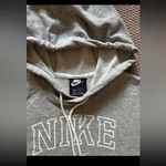 Nike  Womens Hoodie‎ Sweatshirt Short Cropped Gray Size Xsmall Photo 3