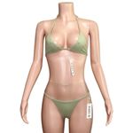 ÉTERNE Thea Bikini Top & Bottom, Sage, Medium Green Photo 4