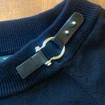 Ralph Lauren  Large Black Crew Neck Sweater with Classic Design Buckle Detail Photo 2