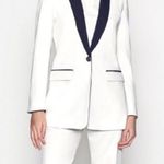Equipment Quincy Blazer in Nature White Eclipse Sz.4 NWT Photo 0