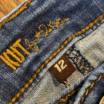Kut From The Kloth Blue Straight Leg Jeans Size 12 Mid Rise Stretch Denim Photo 7