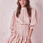 Love Shack Fancy NWOT Lorelei Dress in pink Photo 0