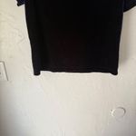 Kathie Lee Collection Kathie Lee Vintage 90s Velvet Top Short Sleeve Blue Whimsigoth Grunge‎ Witchy Photo 2