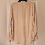 Equipment Femme Racquel Elegant Cream Viscose Women's Top Size Large Photo 3