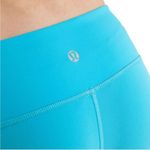 Lululemon  Amped Crop Size 2 Power Luxtreme Spry Blue Sizzle Love Red Legging Photo 1
