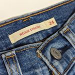 Levi's Wedgie Straight Jeans Medium Wash Blue Womens 24 High Rise Baggy Relaxed Photo 3