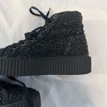 Maison Martin Margiela Black Sparkle Sneakers Size 5 Photo 9