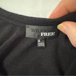 Wilfred Free Yasmin Tank Dress Black Open Back Knee Length V Neck Size S BodyCon Photo 2